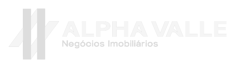 Alpha Valle — logotipo sobre fundo escuro