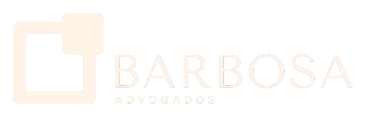 Barbosa Advogados — logotipo sobre fundo escuro