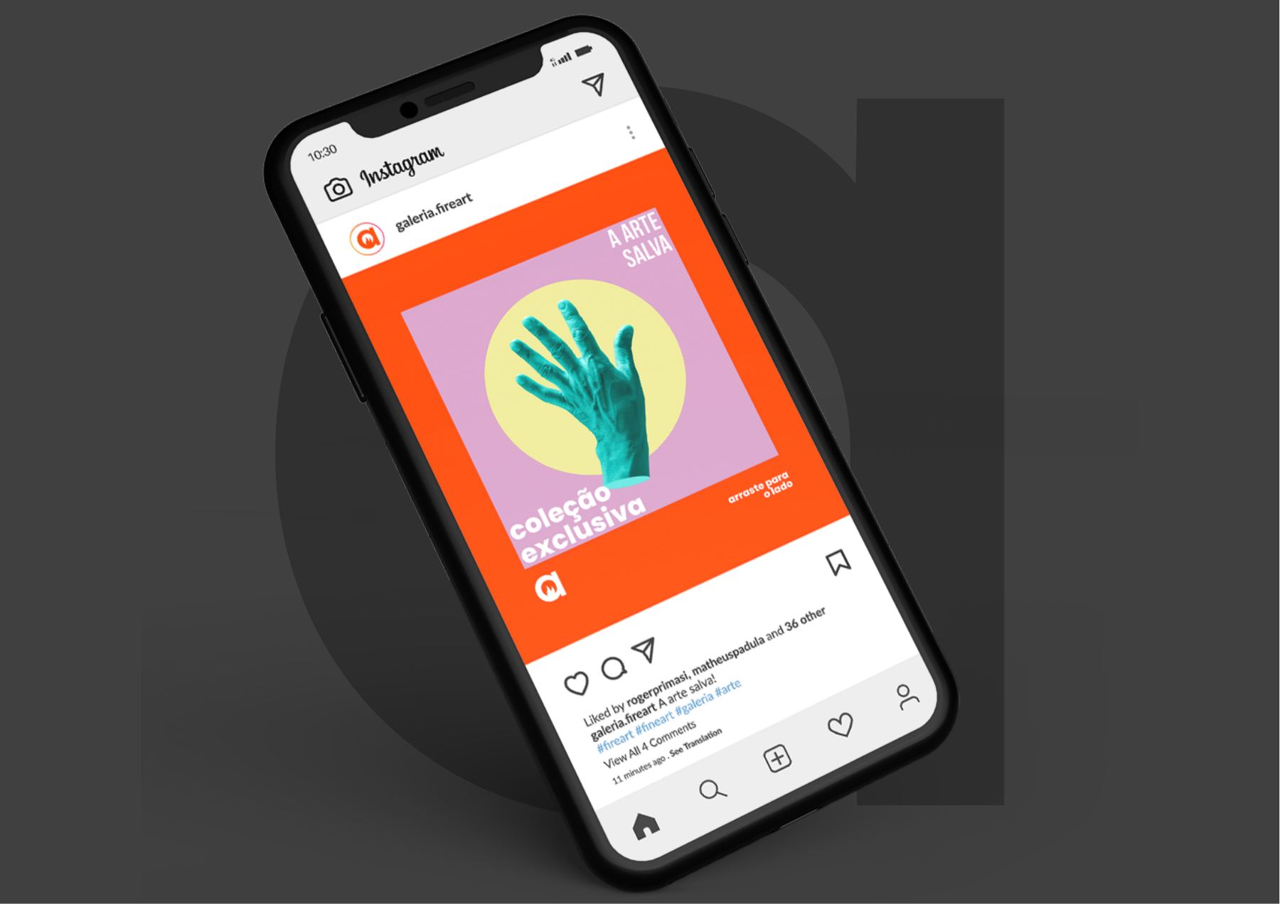 Fire Art — Post de Instagram