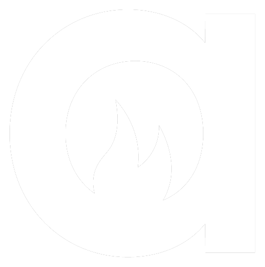 Fire Art — símbolo reduzido sobre fundo escuro