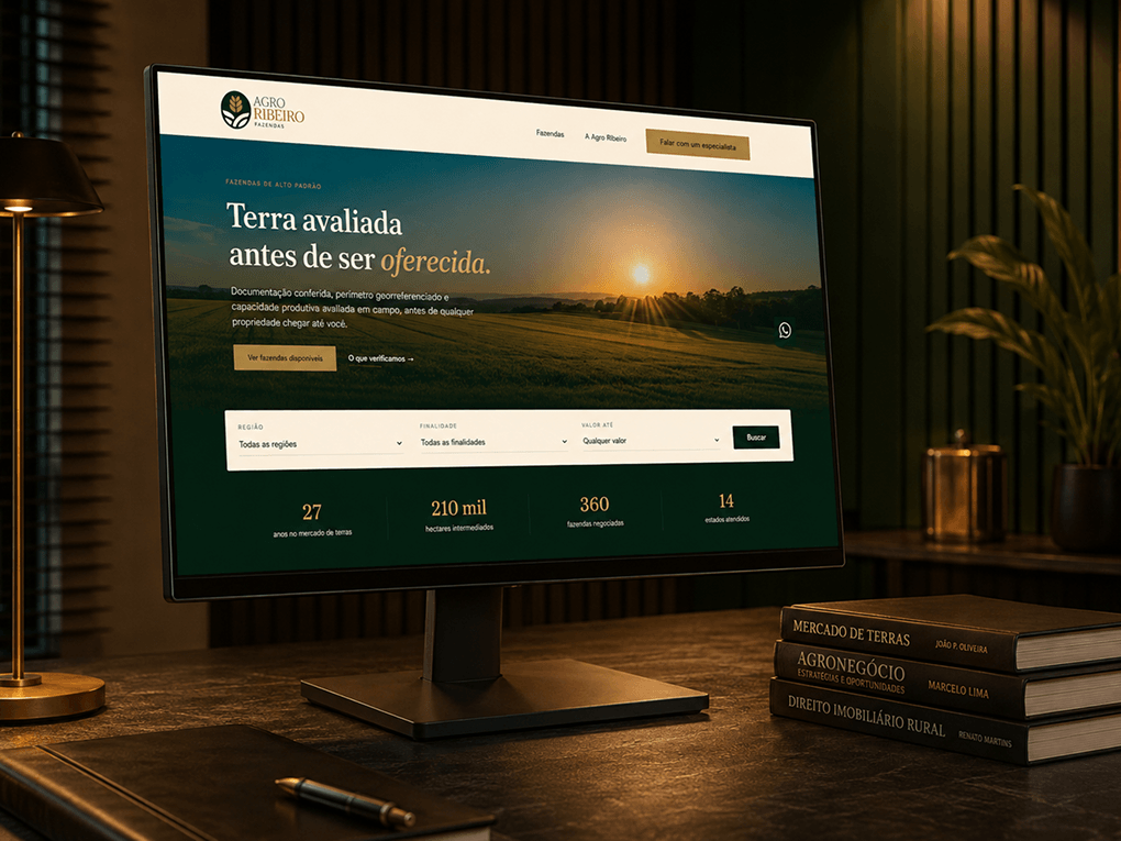 Agro Ribeiro — Homepage